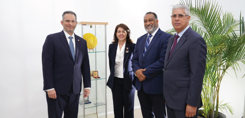 Joel Tejeda Comprés, Shanttal Zuleta, Frank Montaño y José Manuel Taveras Lay