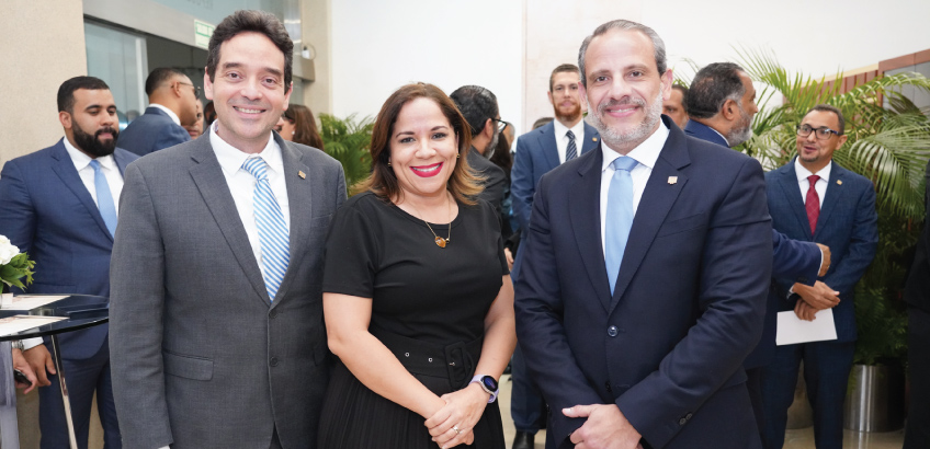 Riccio Hermida, Brenda Villanueva y Miguel Pichardo